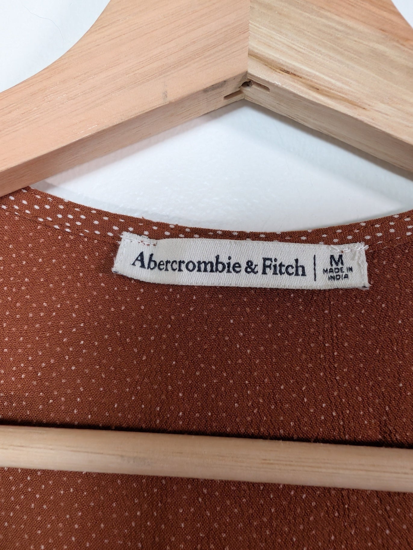 Abercrombie & Fitch brown wrap dress - M