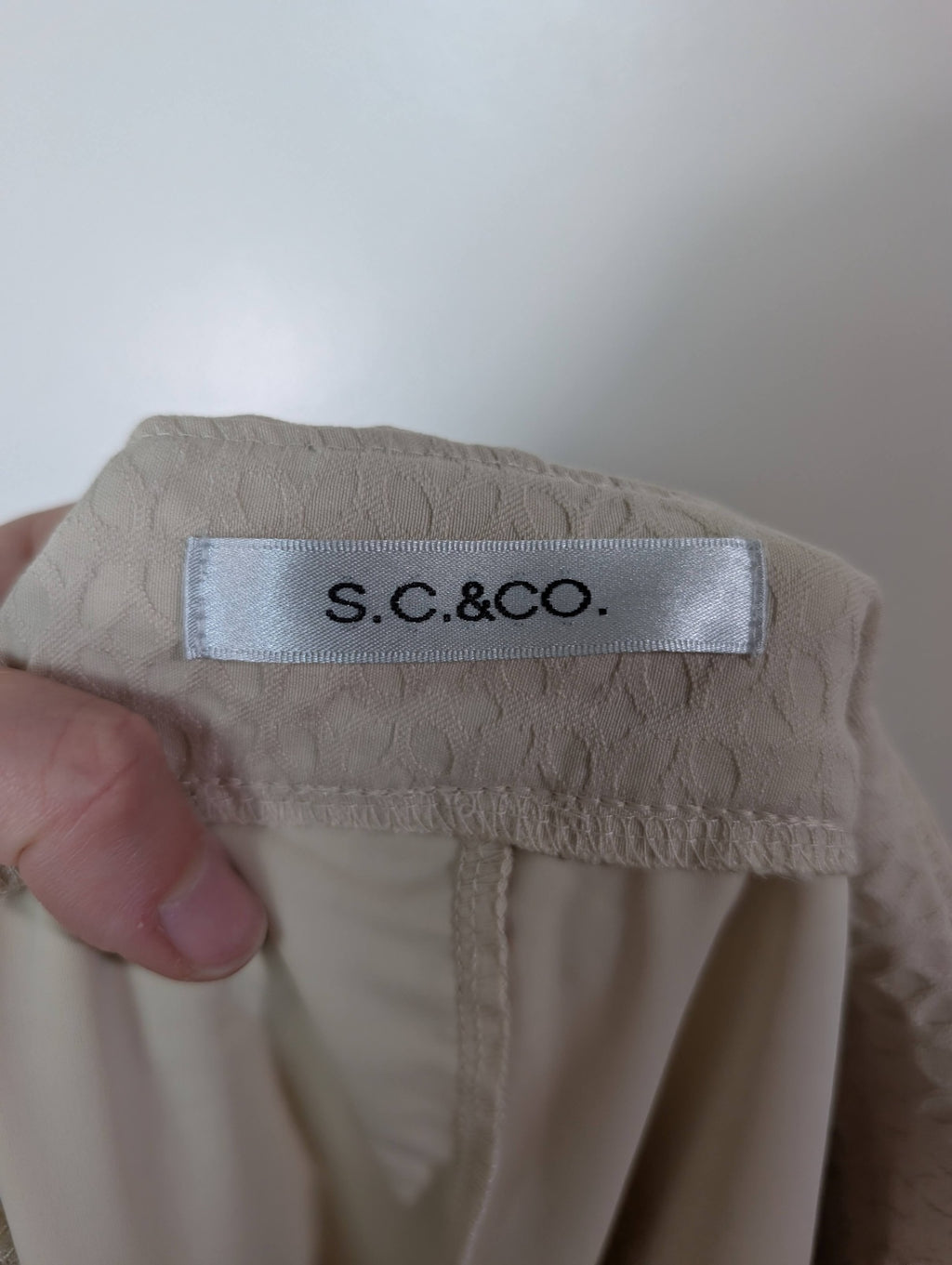 S.C. & Co. beige skort - 14