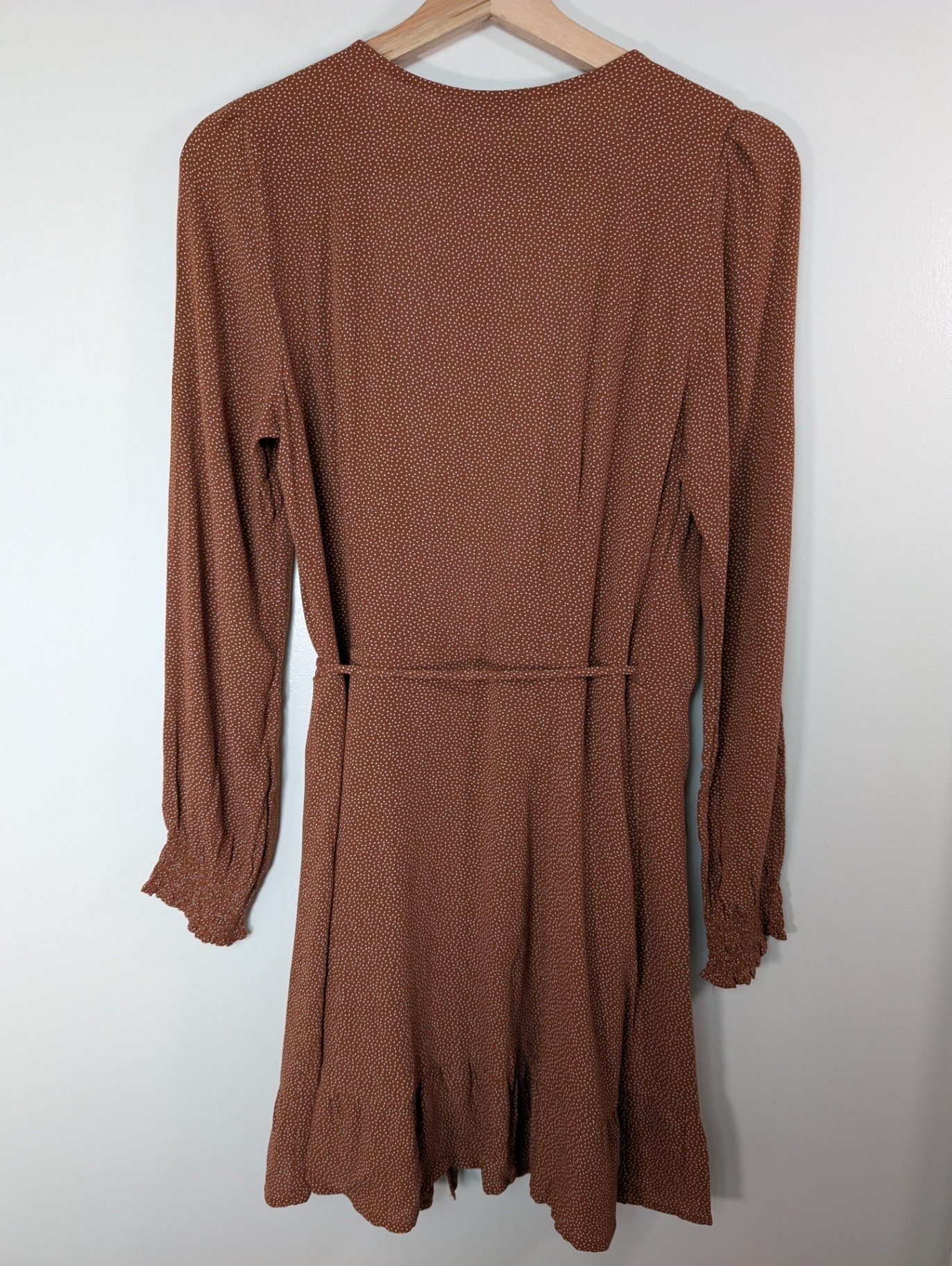 Abercrombie & Fitch brown wrap dress - M