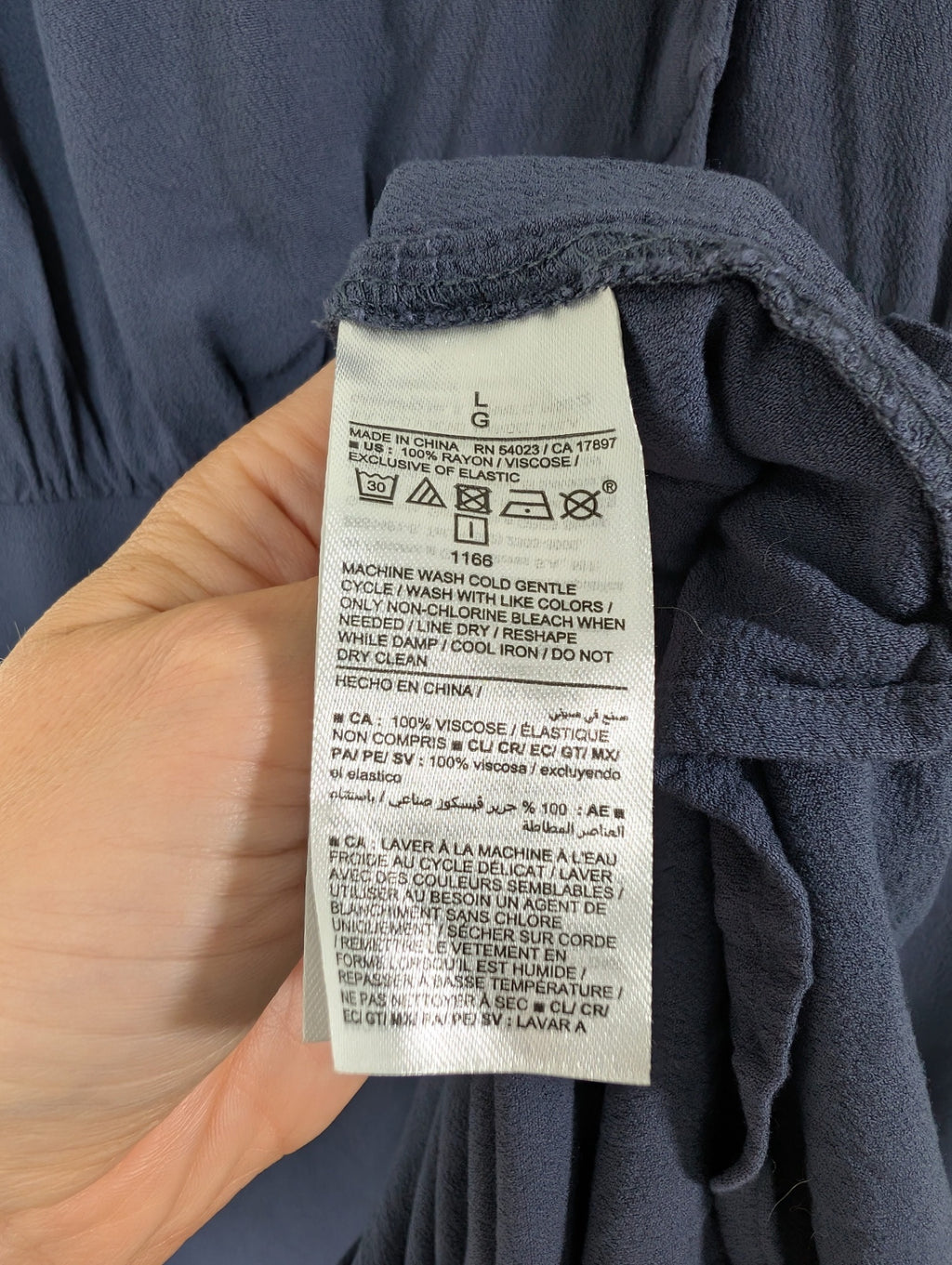 Old Navy blue maxi dress - L