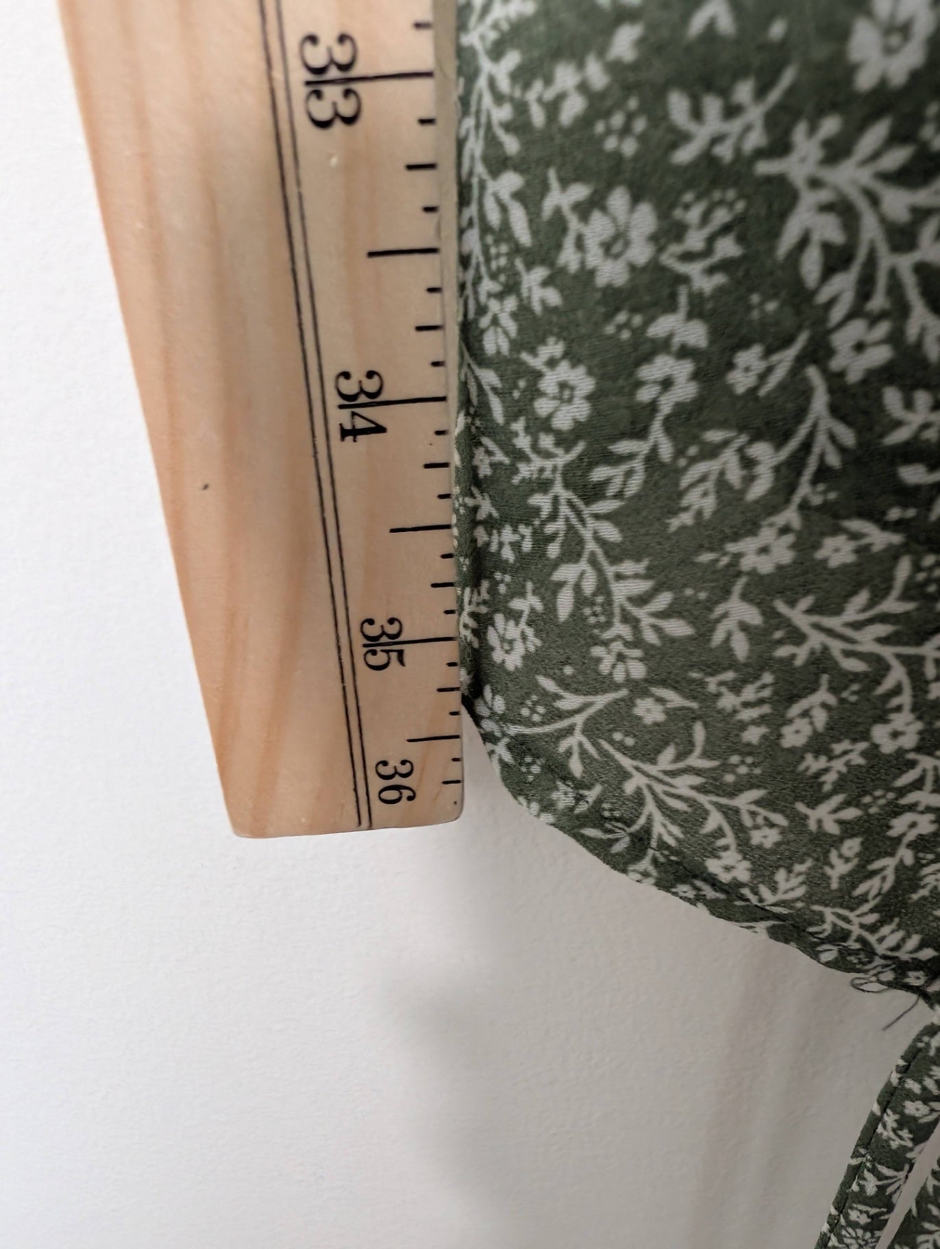 Forever 21 green floral dress - L