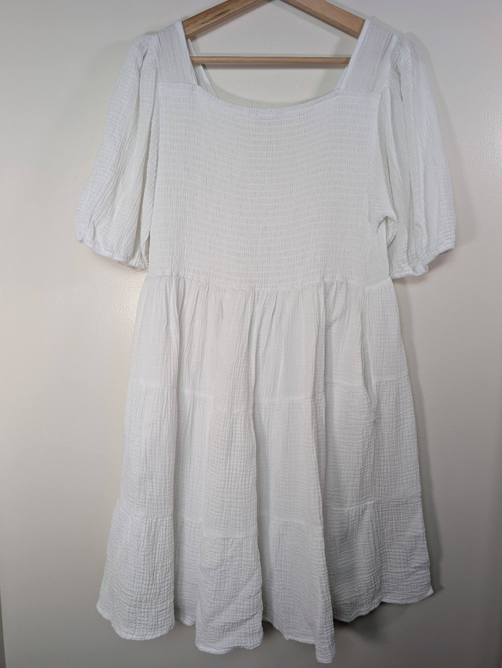 hunter & brown white dress - L