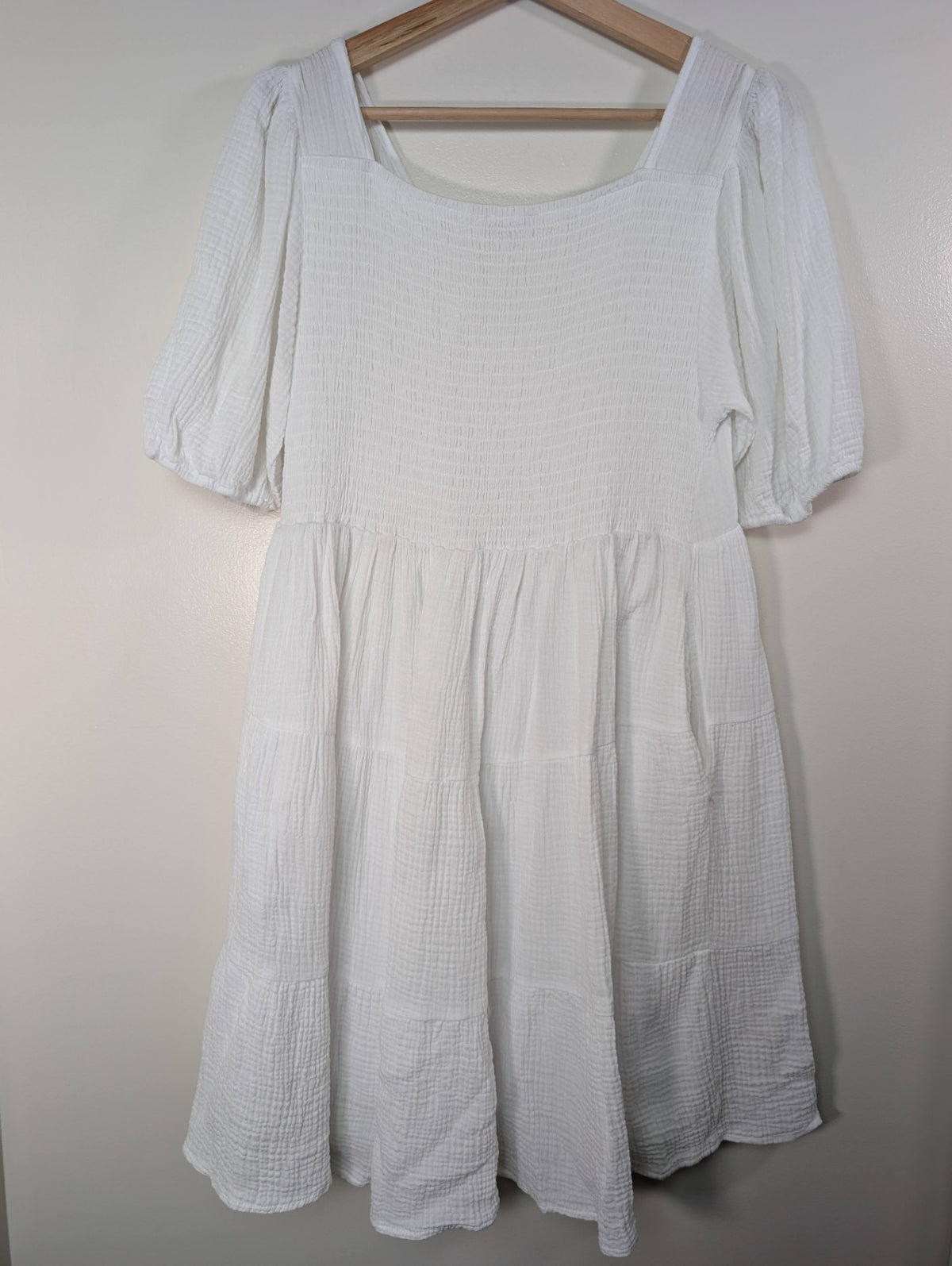 hunter & brown white dress - L