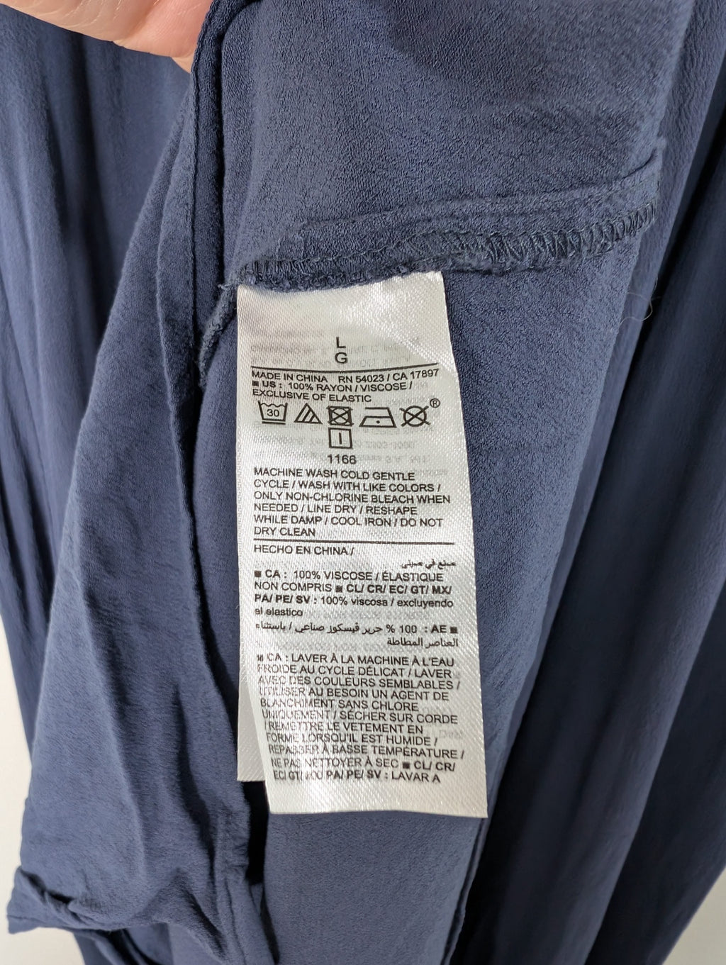 Old Navy blue maxi dress - L