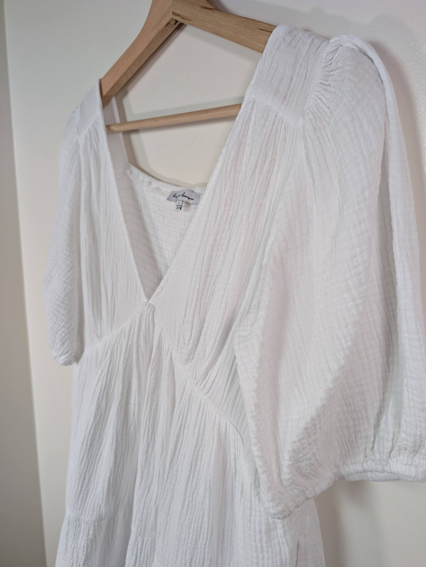 hunter & brown white dress - L
