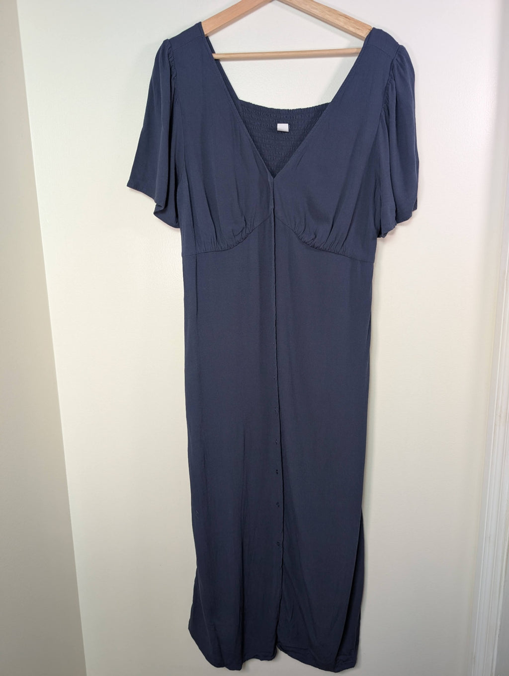 Old Navy blue maxi dress - L