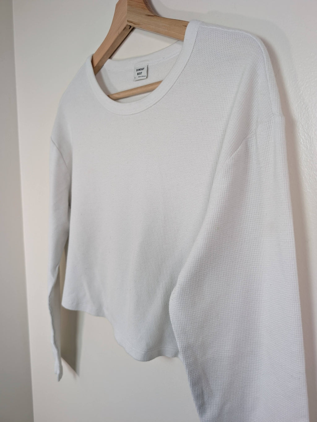 Sunday Best waffle long-sleeve - S