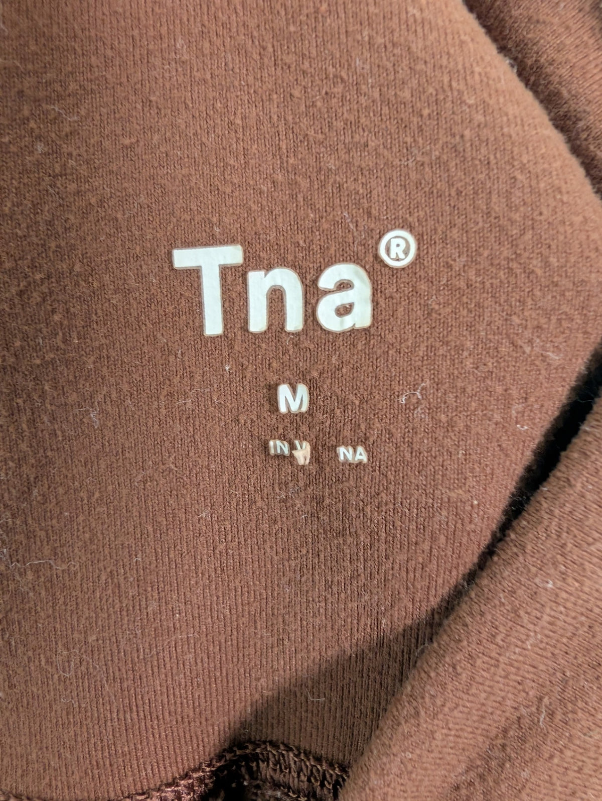 TNA brown leggings - M