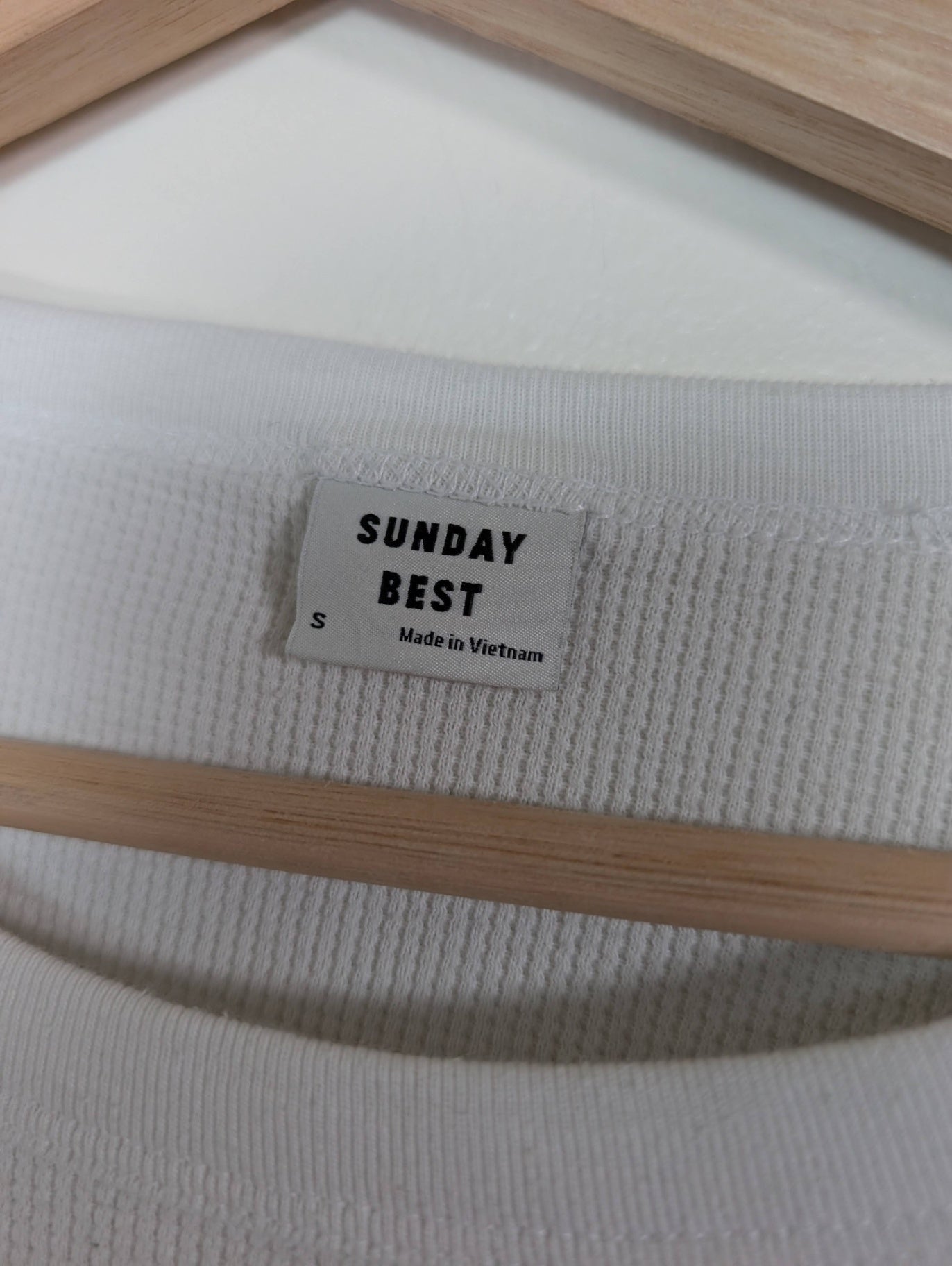 Sunday Best waffle long-sleeve - S