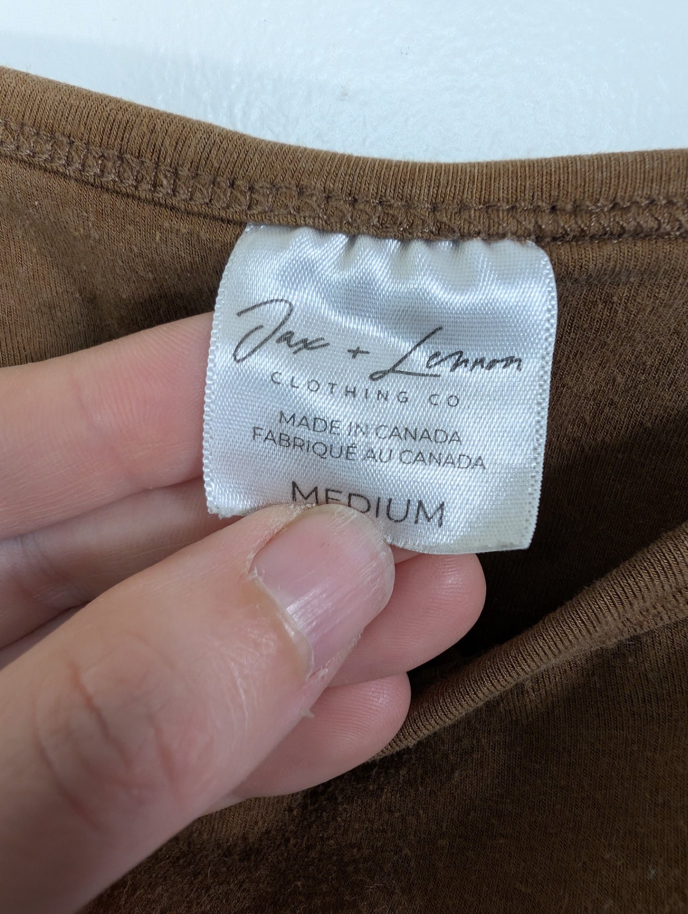 Jax + Lennon brown bra - M