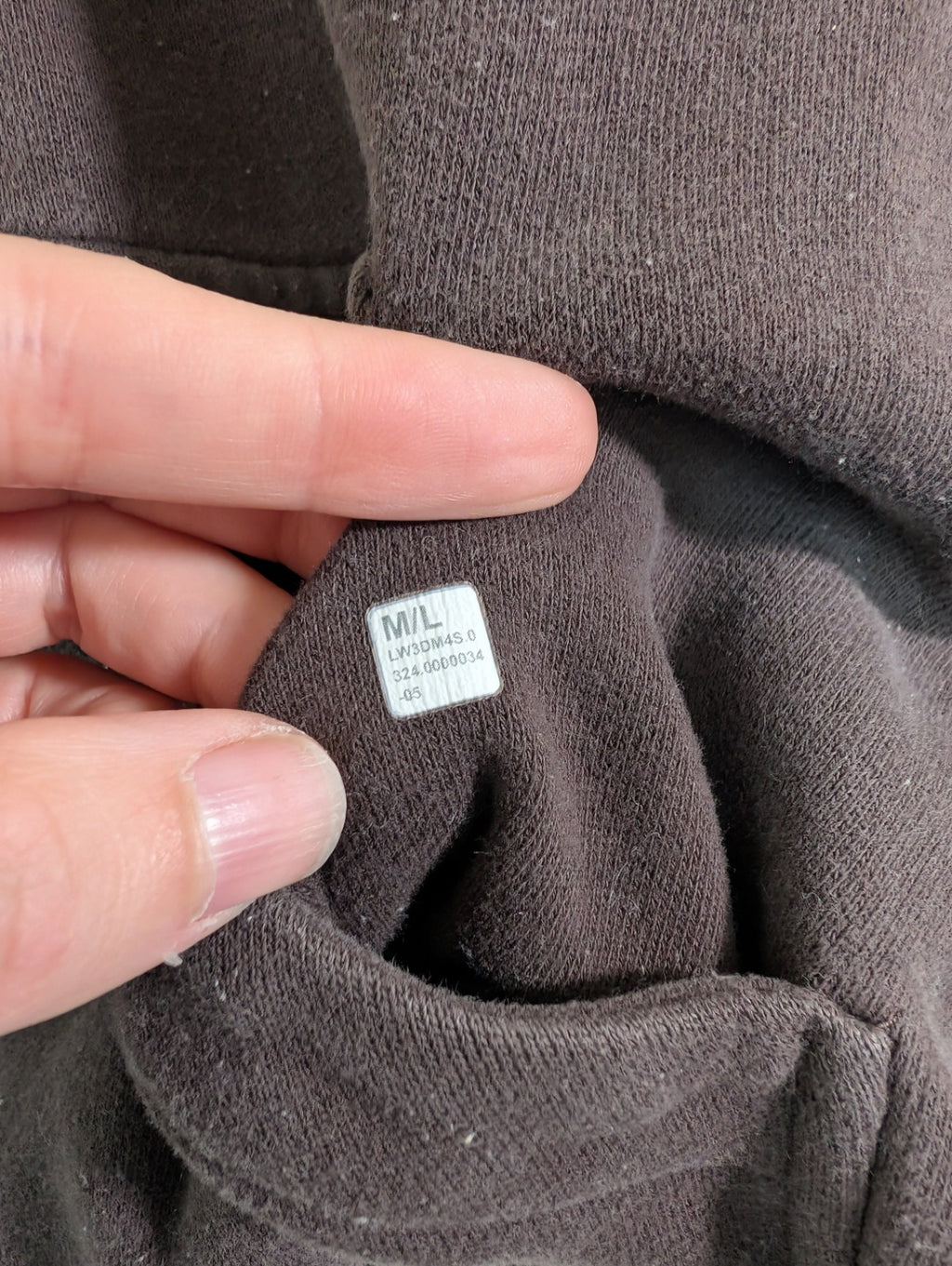 Lululemon brown scuba crop - M