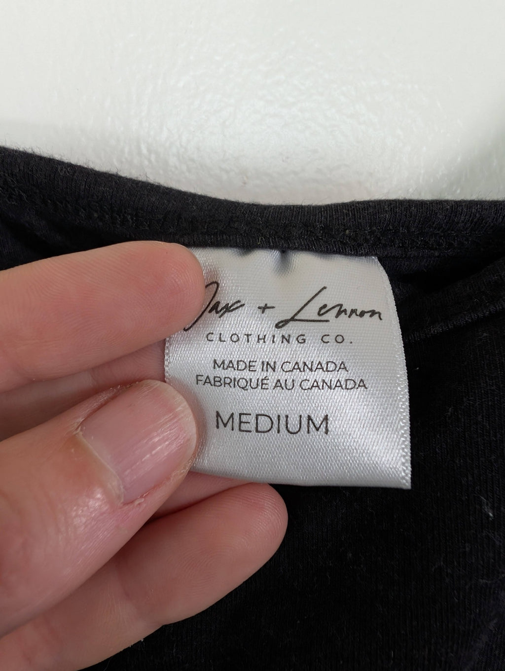 Jax + Lennon black tank - M