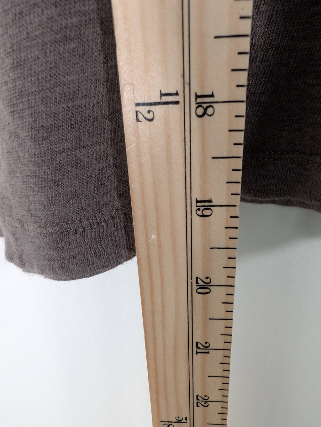 H&M brown linen t-shirt - S