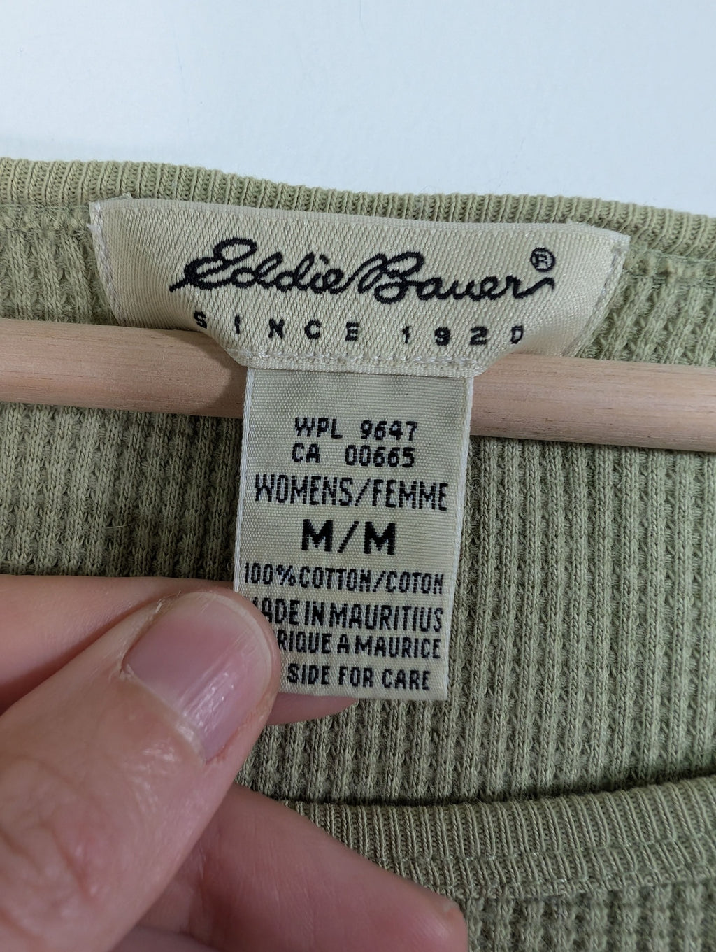 Eddie Bauer waffle t-shirt - M