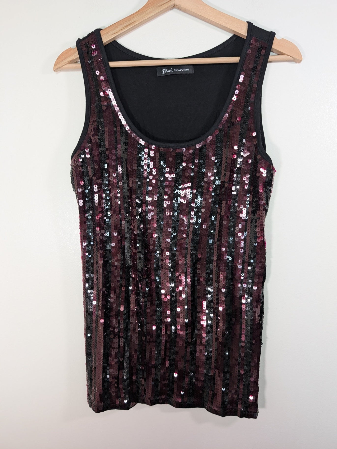 Black Collection sequin blouse - L