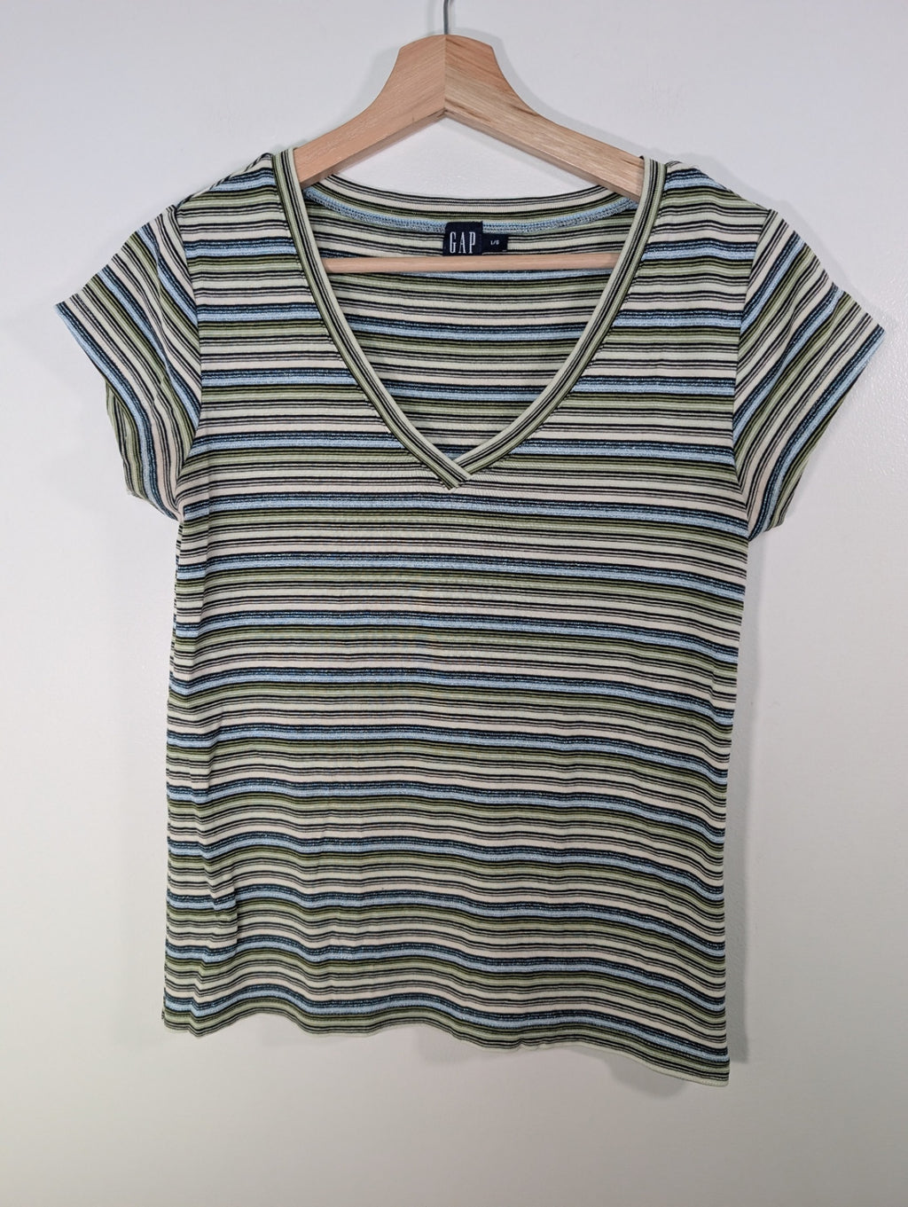 GAP striped tee - L