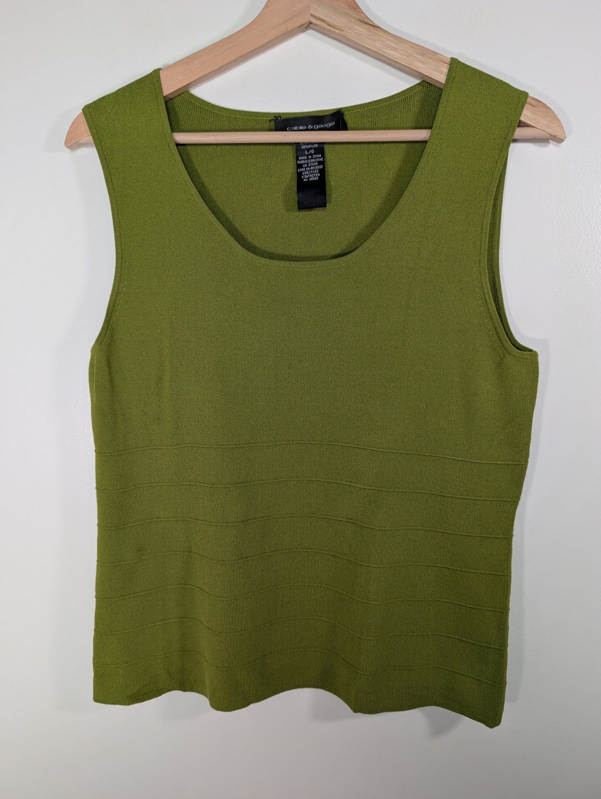 cable & gauge green blouse - L
