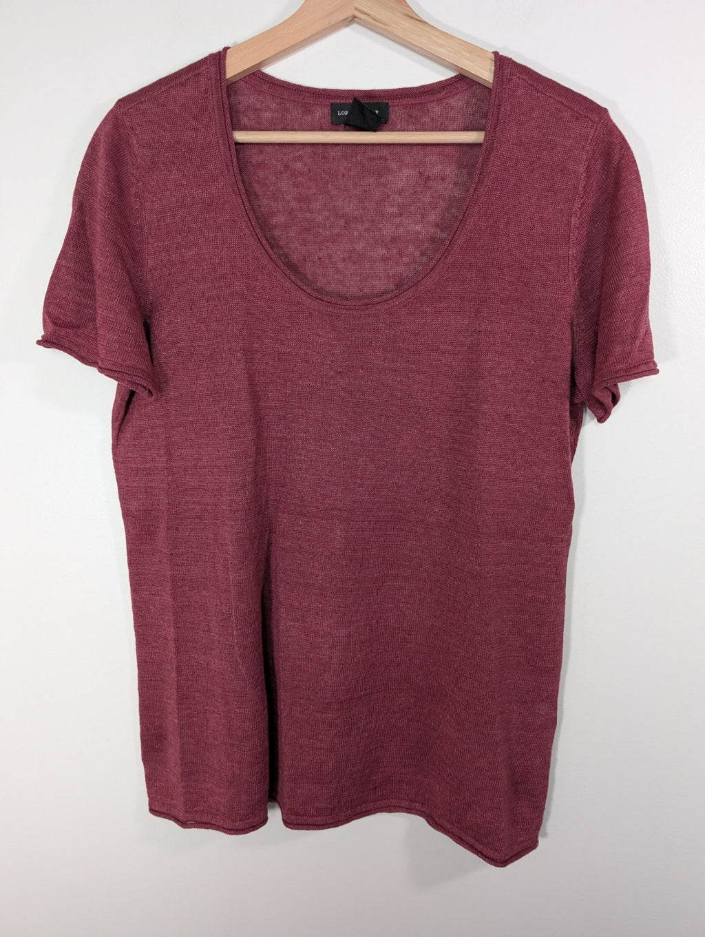 Lord & Taylor 100% linen t-shirt - M