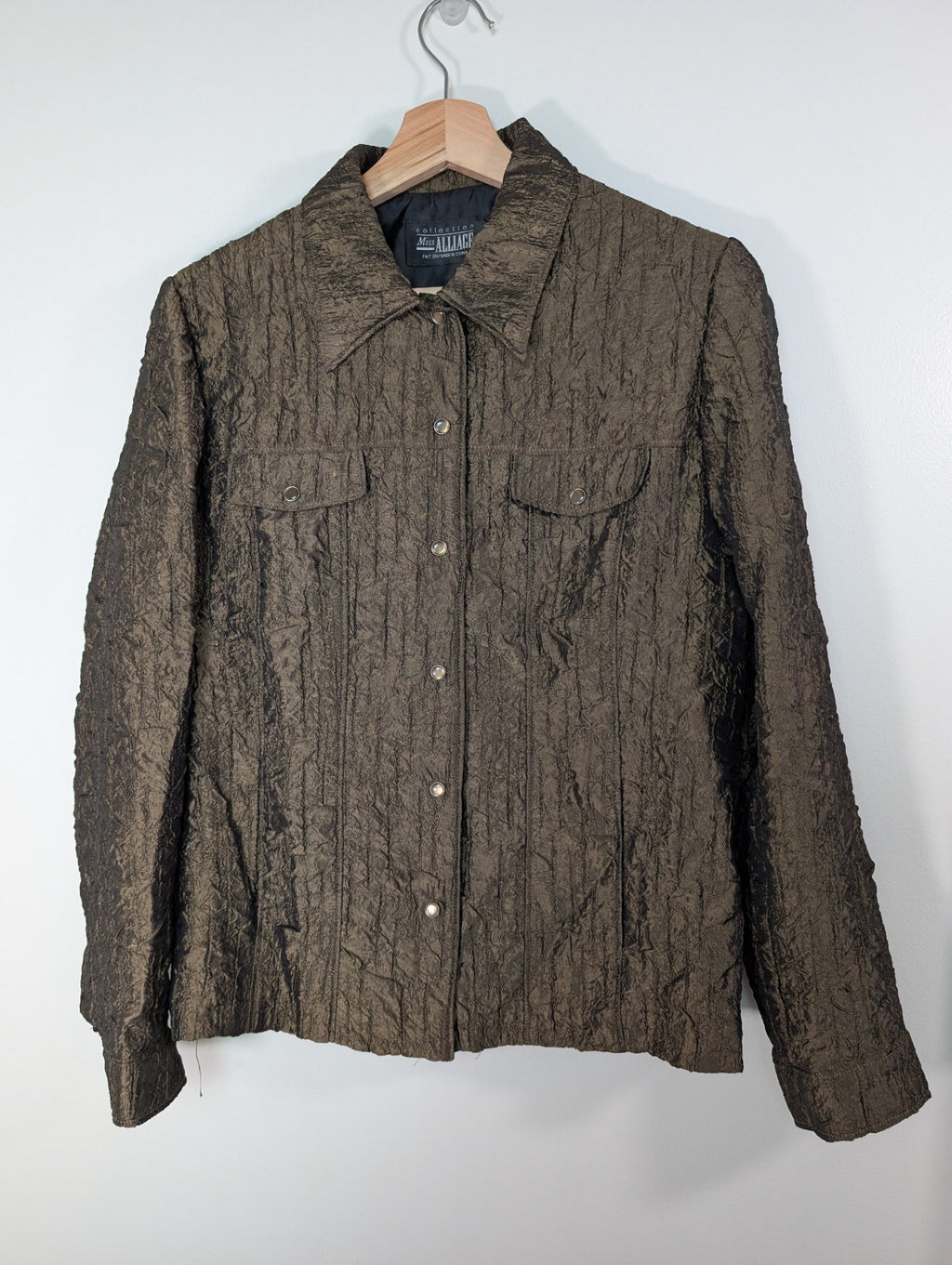 Miss Alliage Collection brown jacket - Appears M