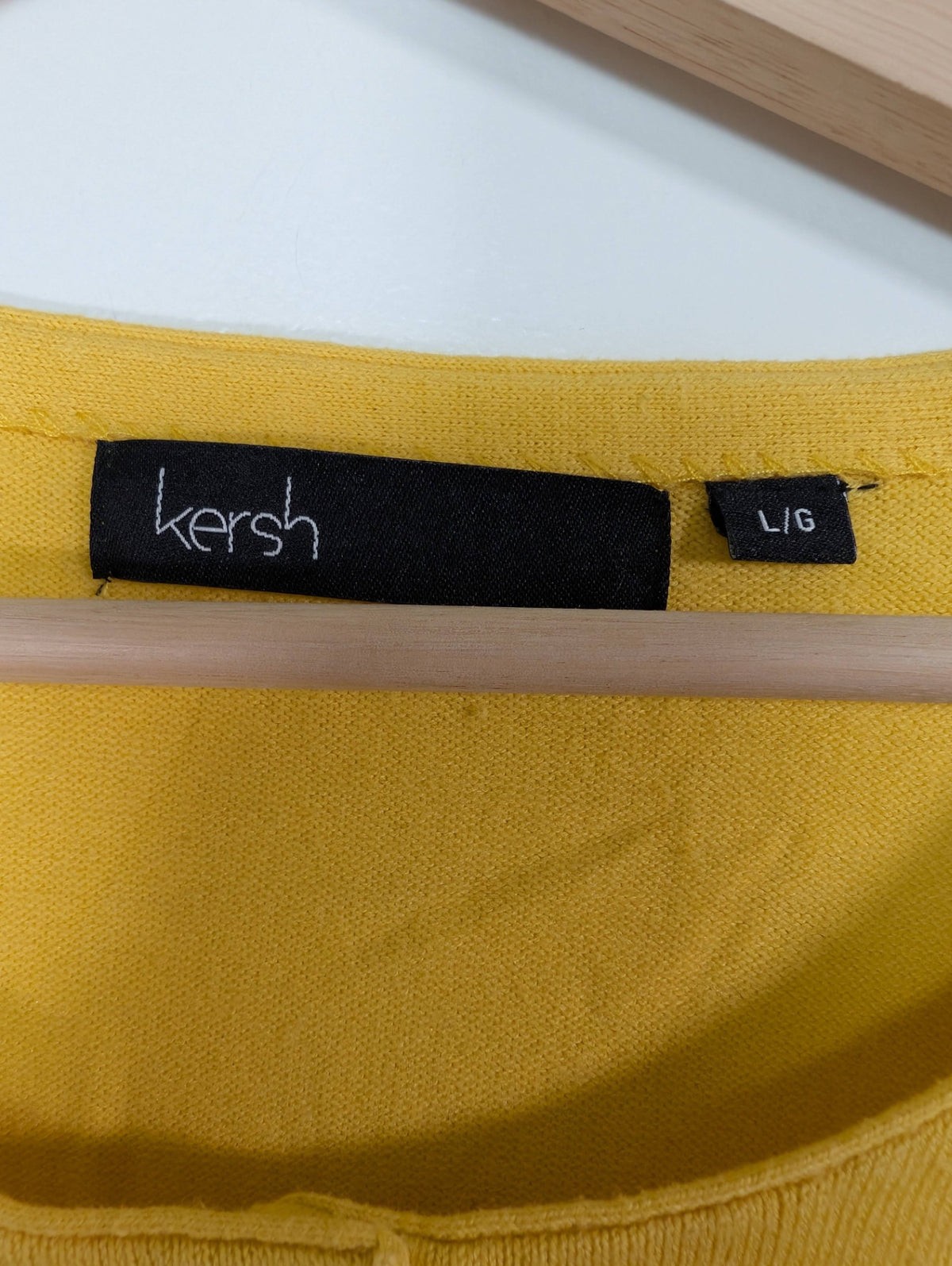 kersh yellow cardigan - L