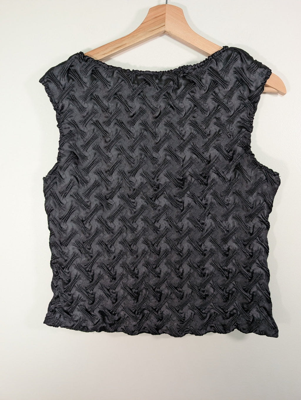 Joseph Ribkoff black textured blouse - 10