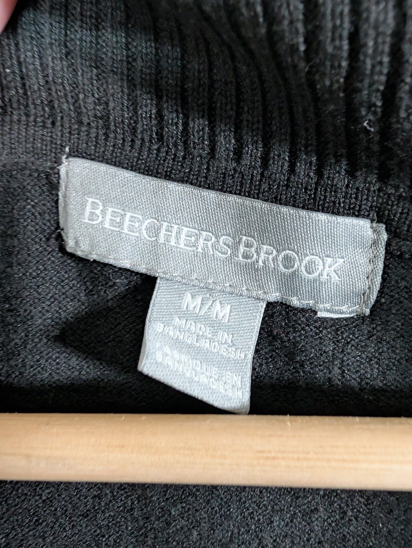 Beechers Brook turtleneck sleeveless knit - M