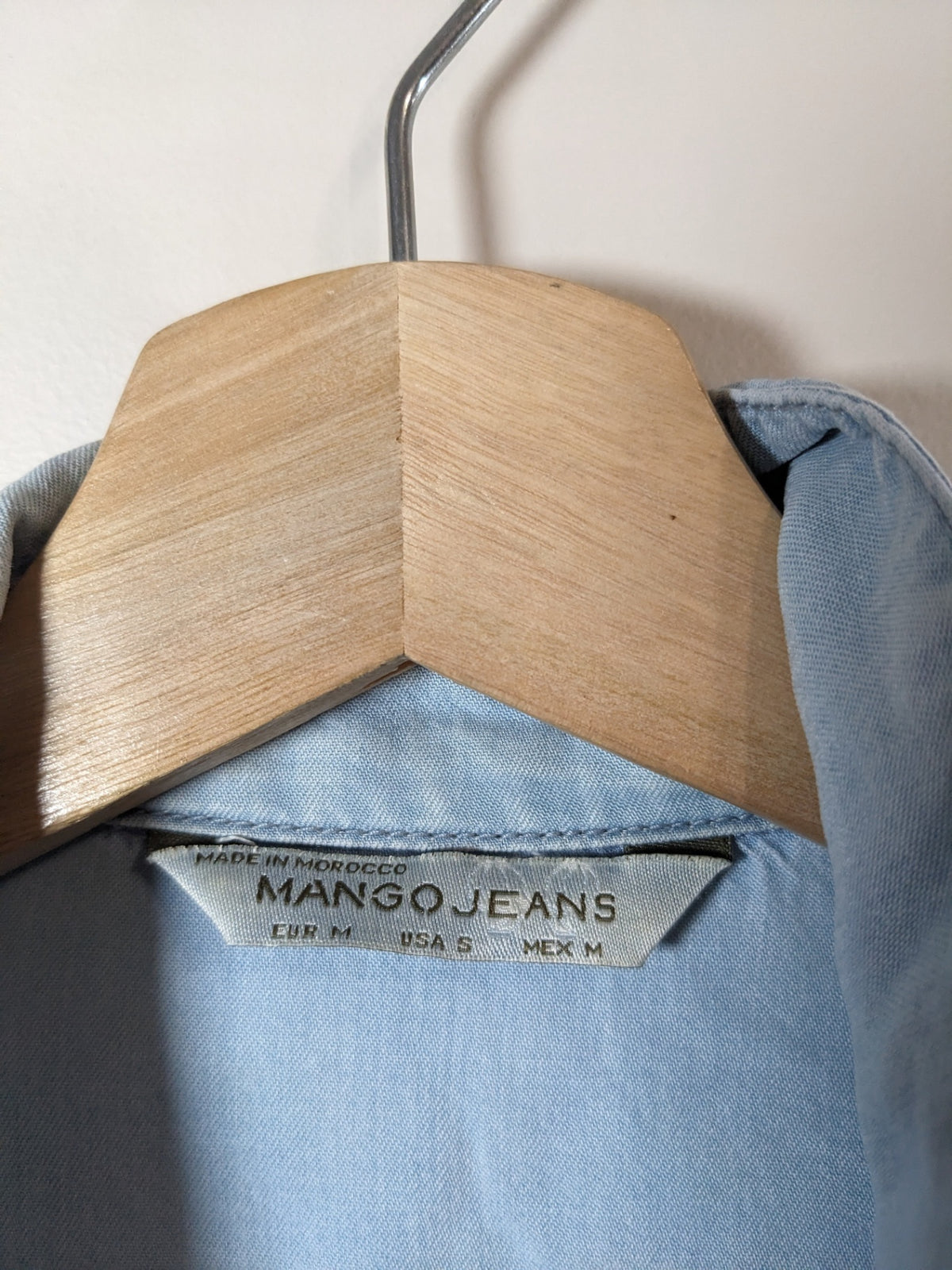 Mango Jeans Denim Button Up - M