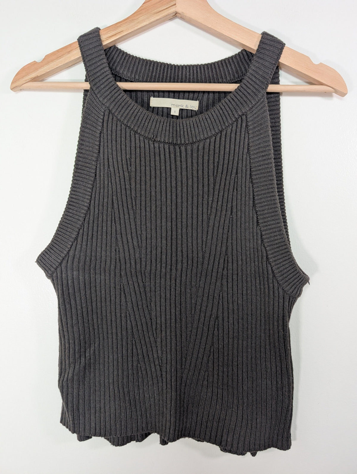 Monk & Lou cashmere blend tank - S