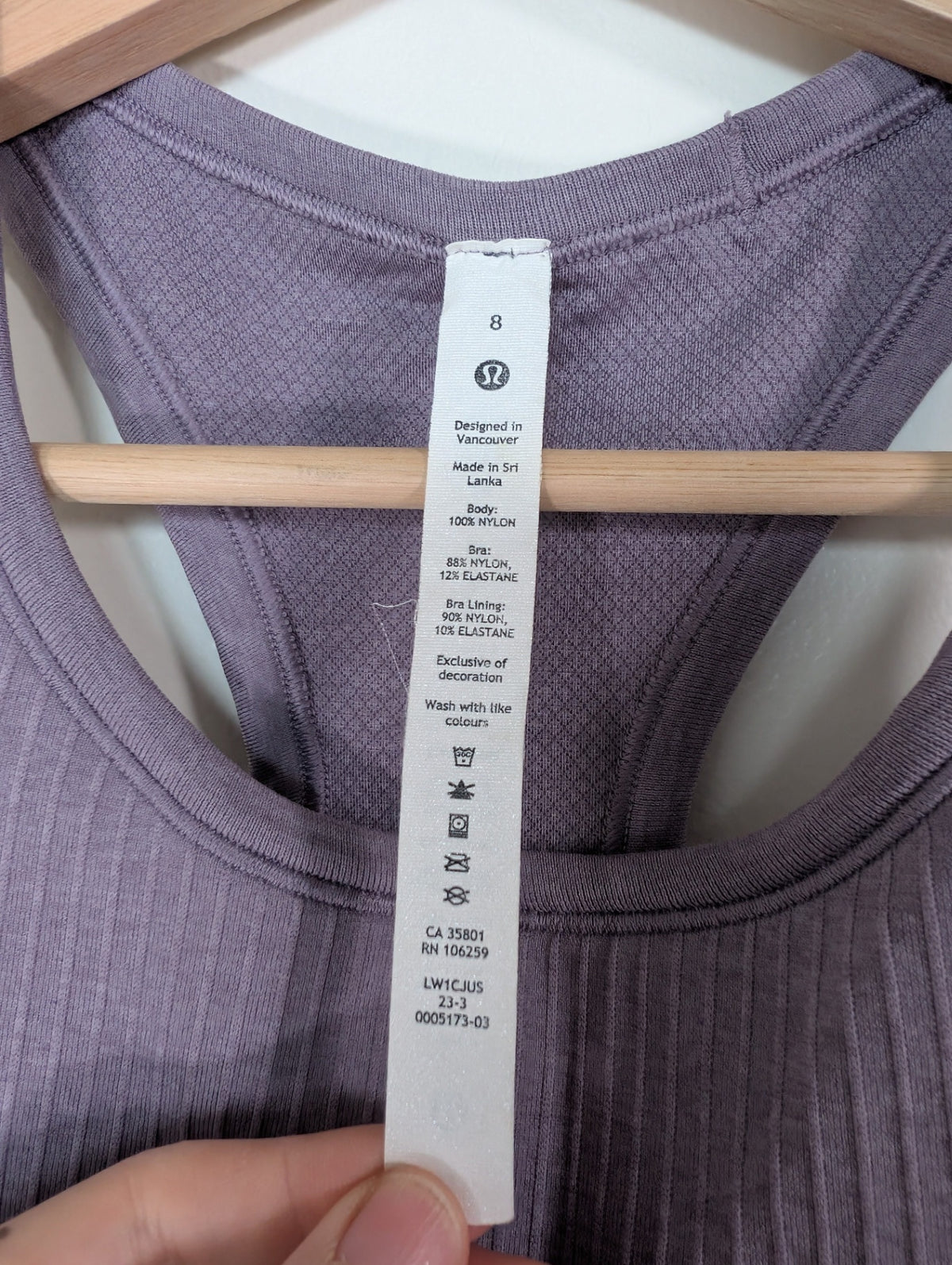 Lululemon ebb to street cropped racerback - 8