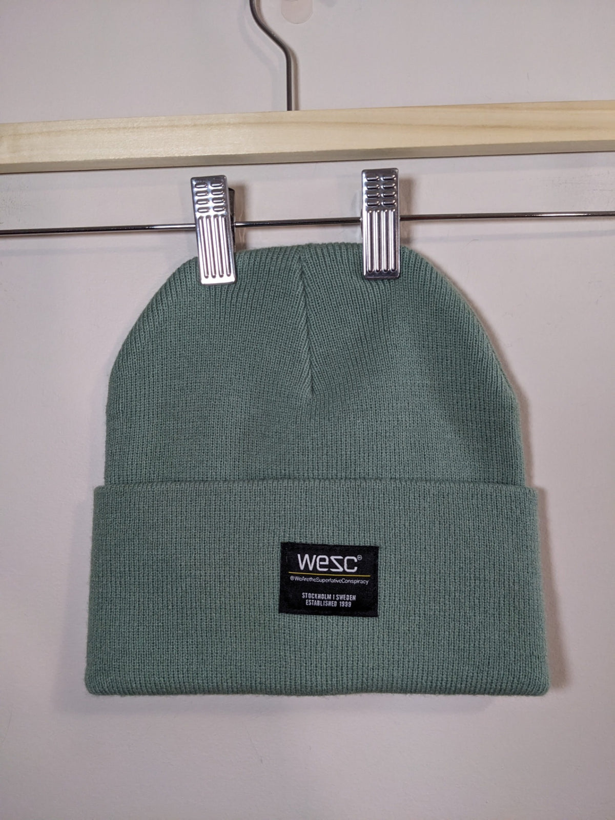 WESC teal toque - One Size