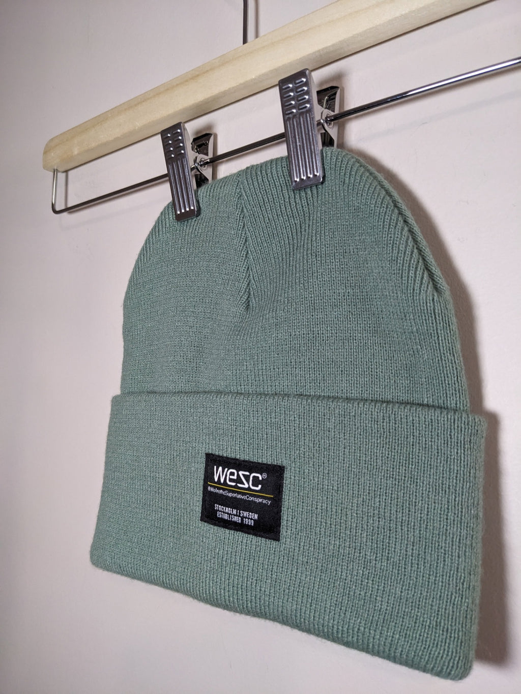 WESC teal toque - One Size