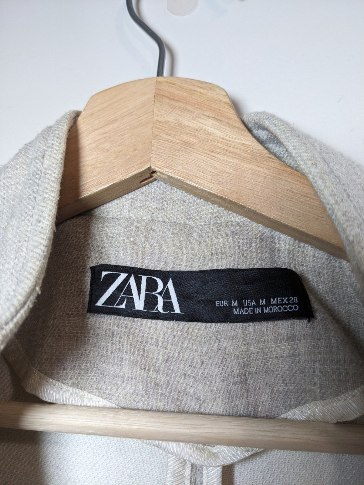 ZARA Cream Jacket - M