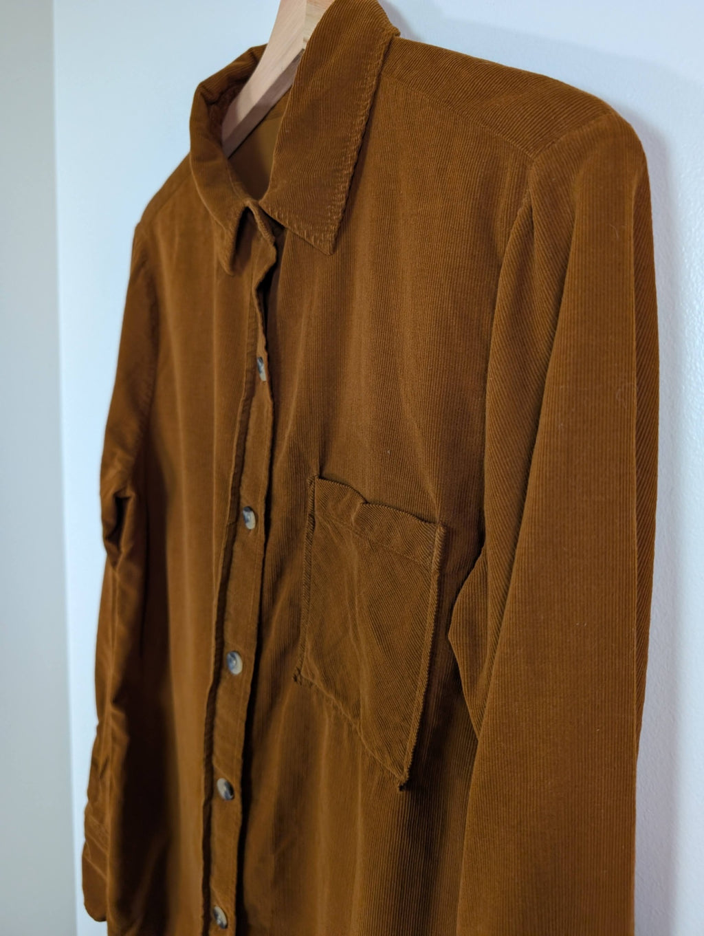 Zara Woman brown button up - M