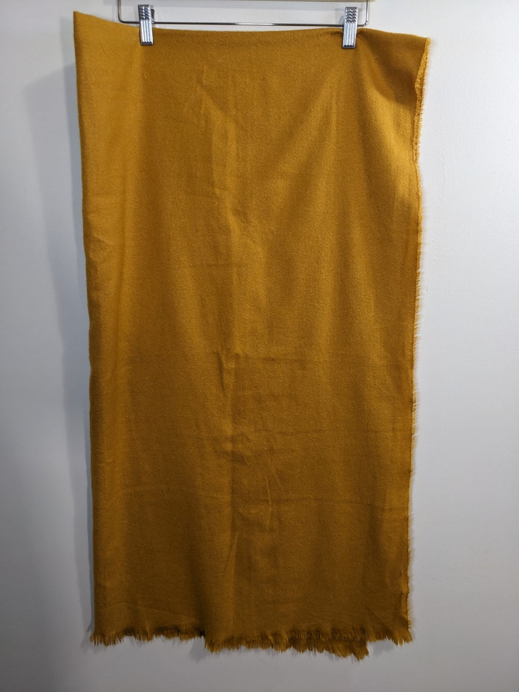 Mustard Knit Scarf - One Size