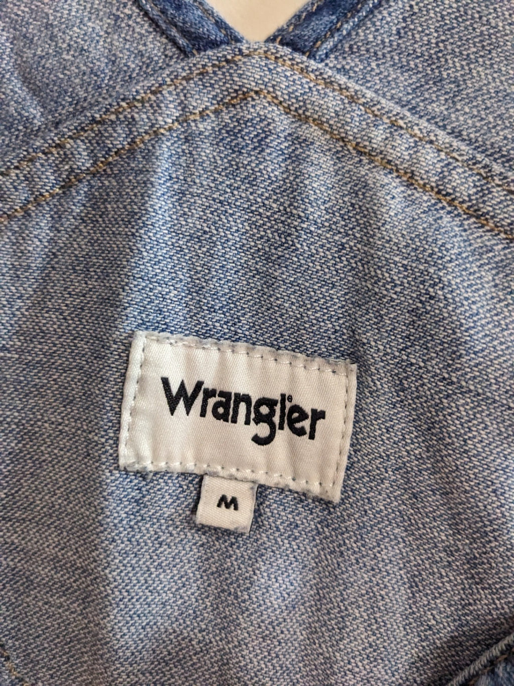 Wrangler Denim Short Overalls - M