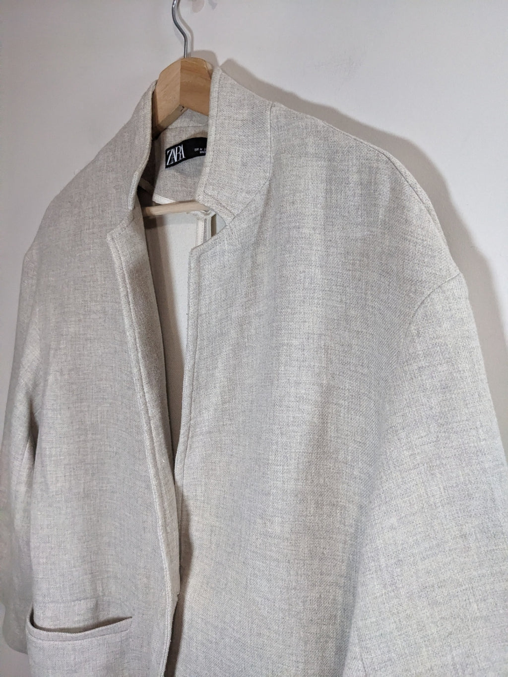 ZARA Cream Jacket - M