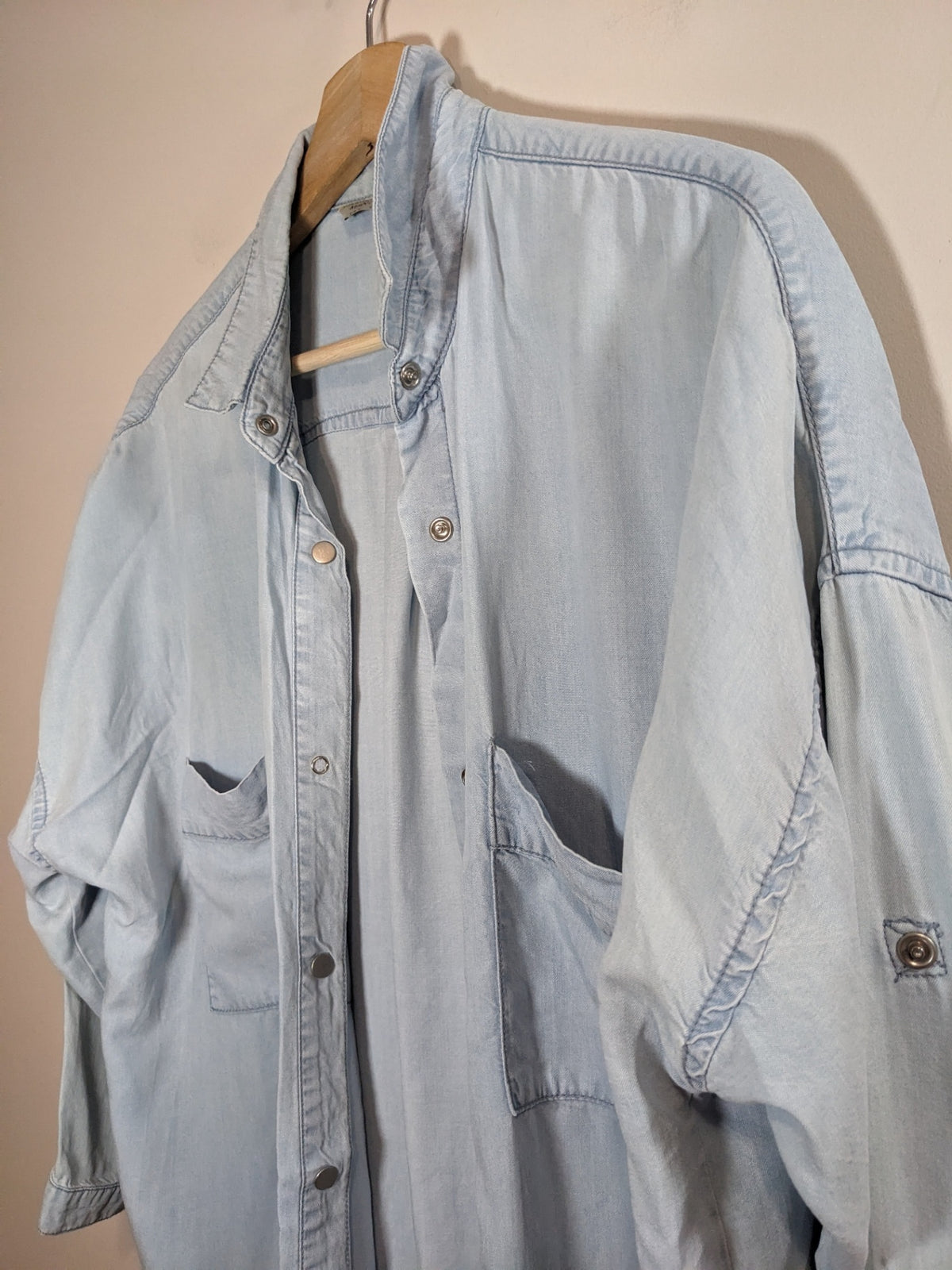 Mango Jeans Denim Button Up - M