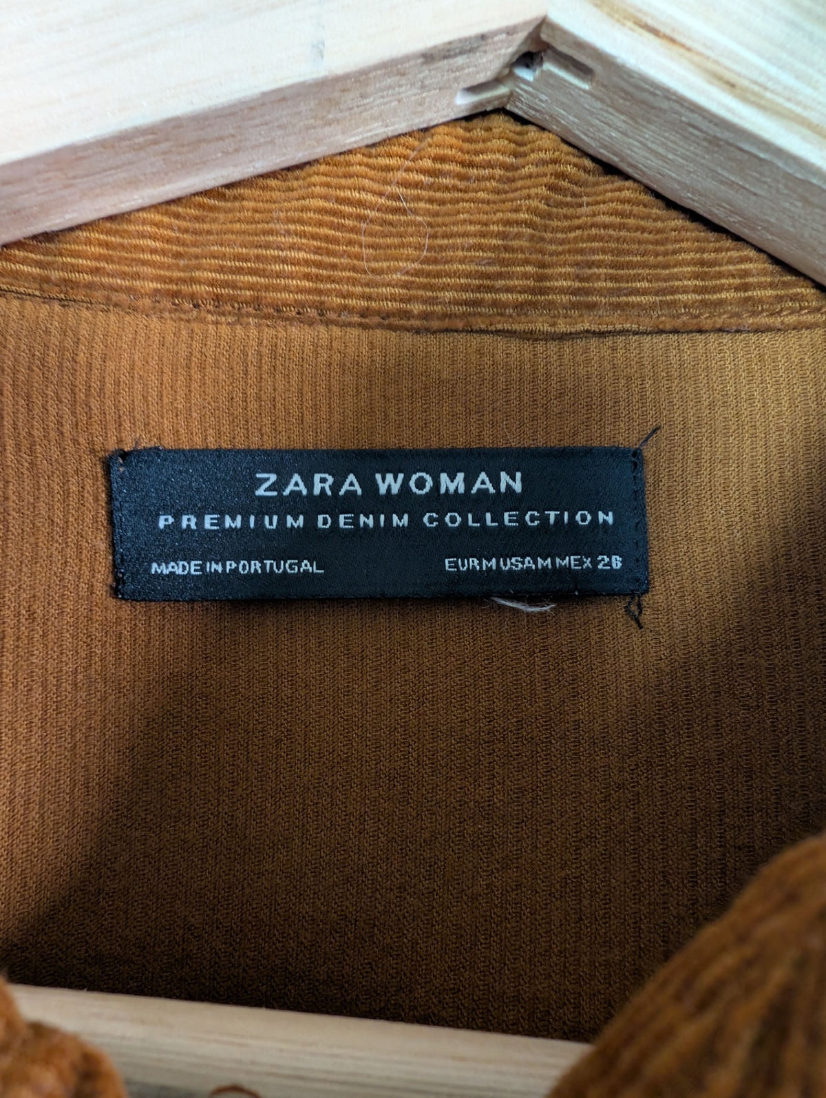 Zara Woman brown button up - M