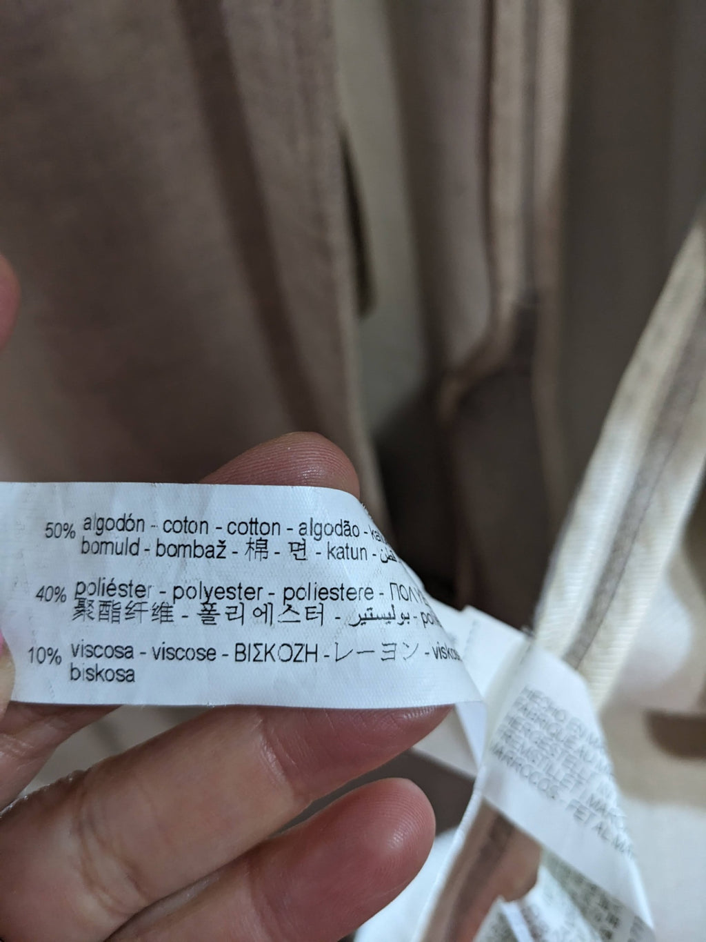 ZARA Cream Jacket - M