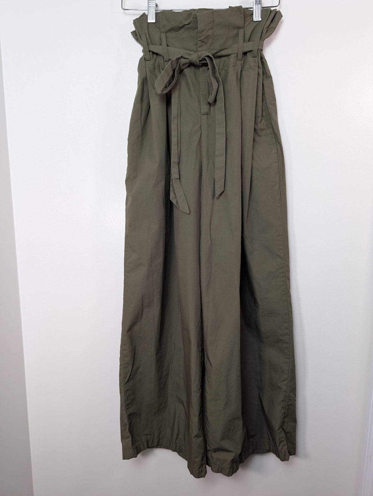 Black Bead green pants - S