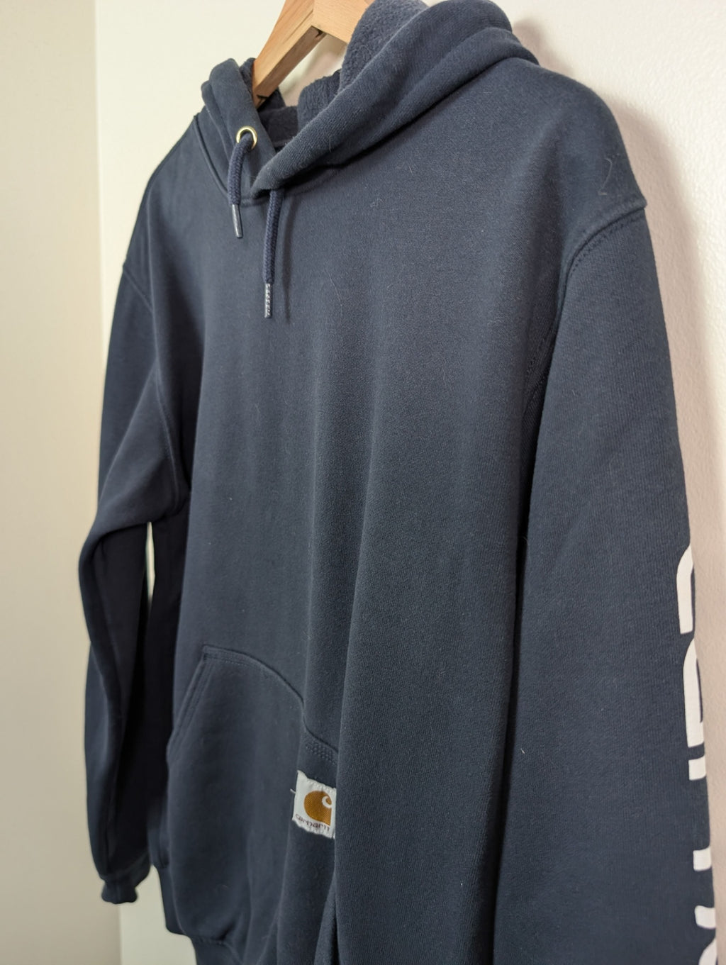 Carhartt navy hoodie - S