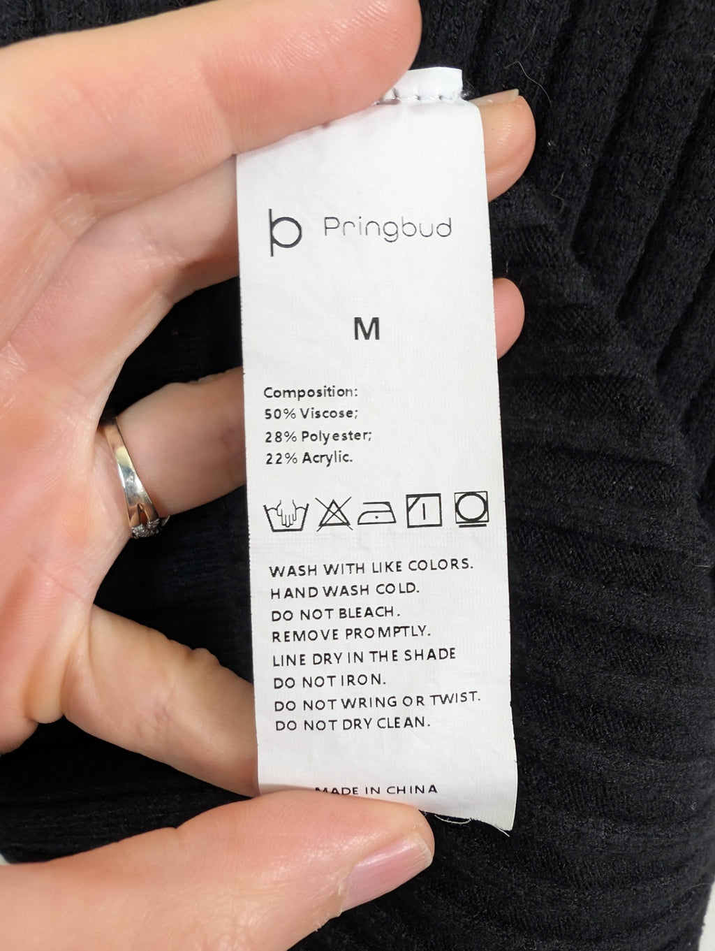 Pringbud mock neck sweater - M