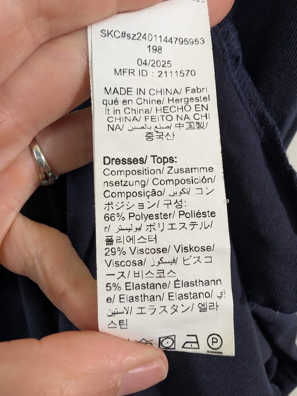 Dazy navy dress - XL