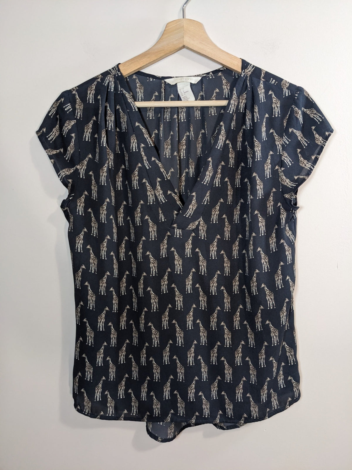 H&M Giraffe Blouse - M