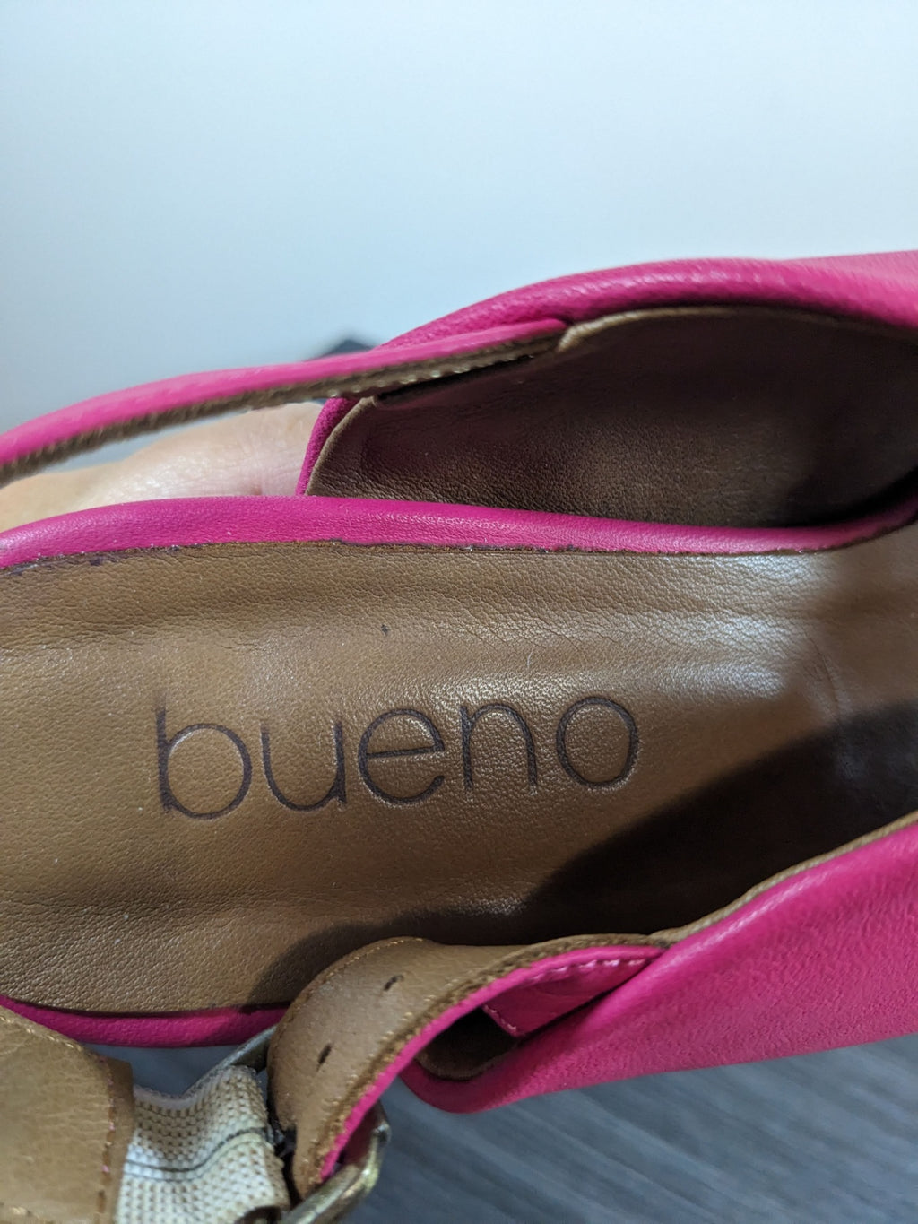 buenos pink mule sandals - sz 41
