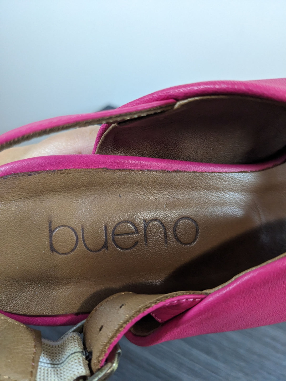 buenos pink mule sandals - sz 41