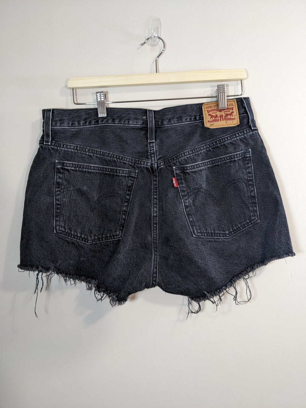 Levi's 501 Black Jean Shorts -  W32