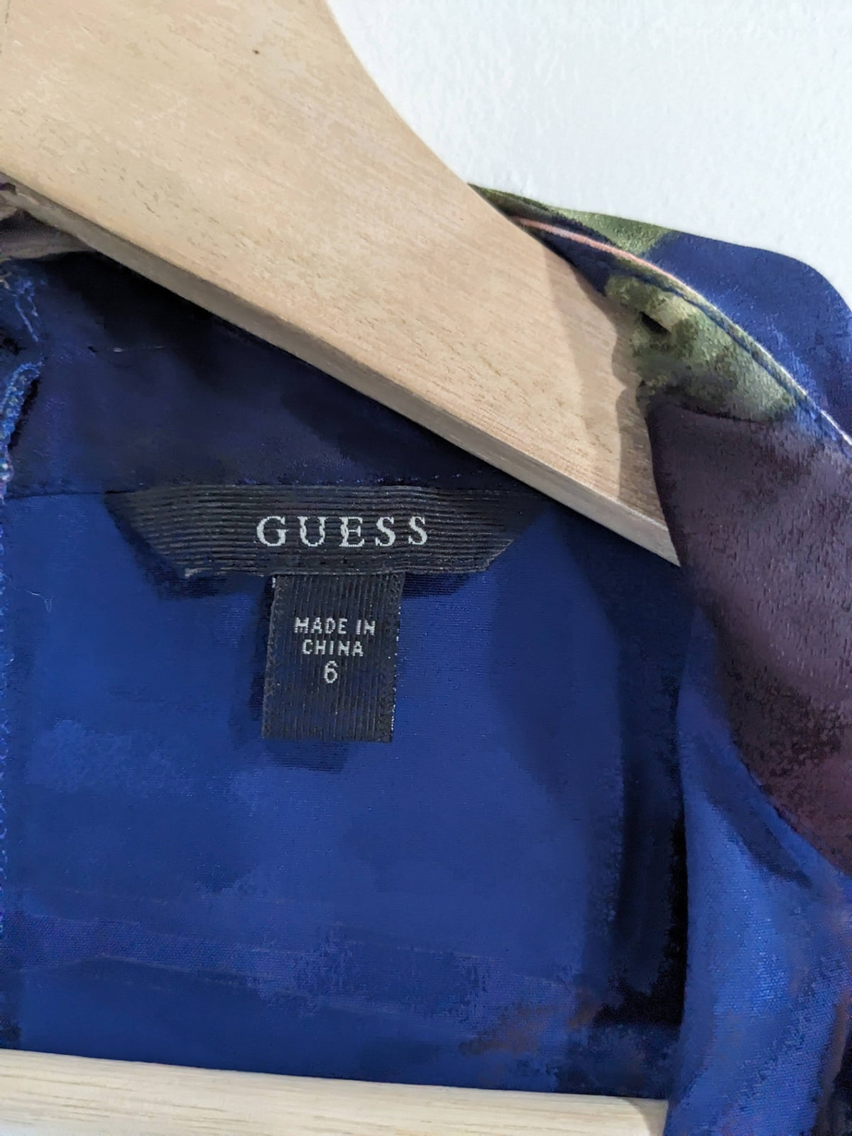 GUESS Blue Floral Dress - sz 6