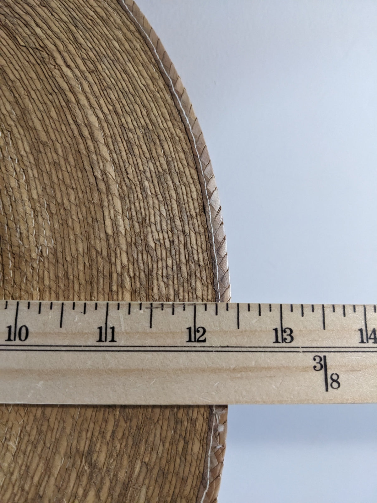 Brown Brim Hat- appears medium