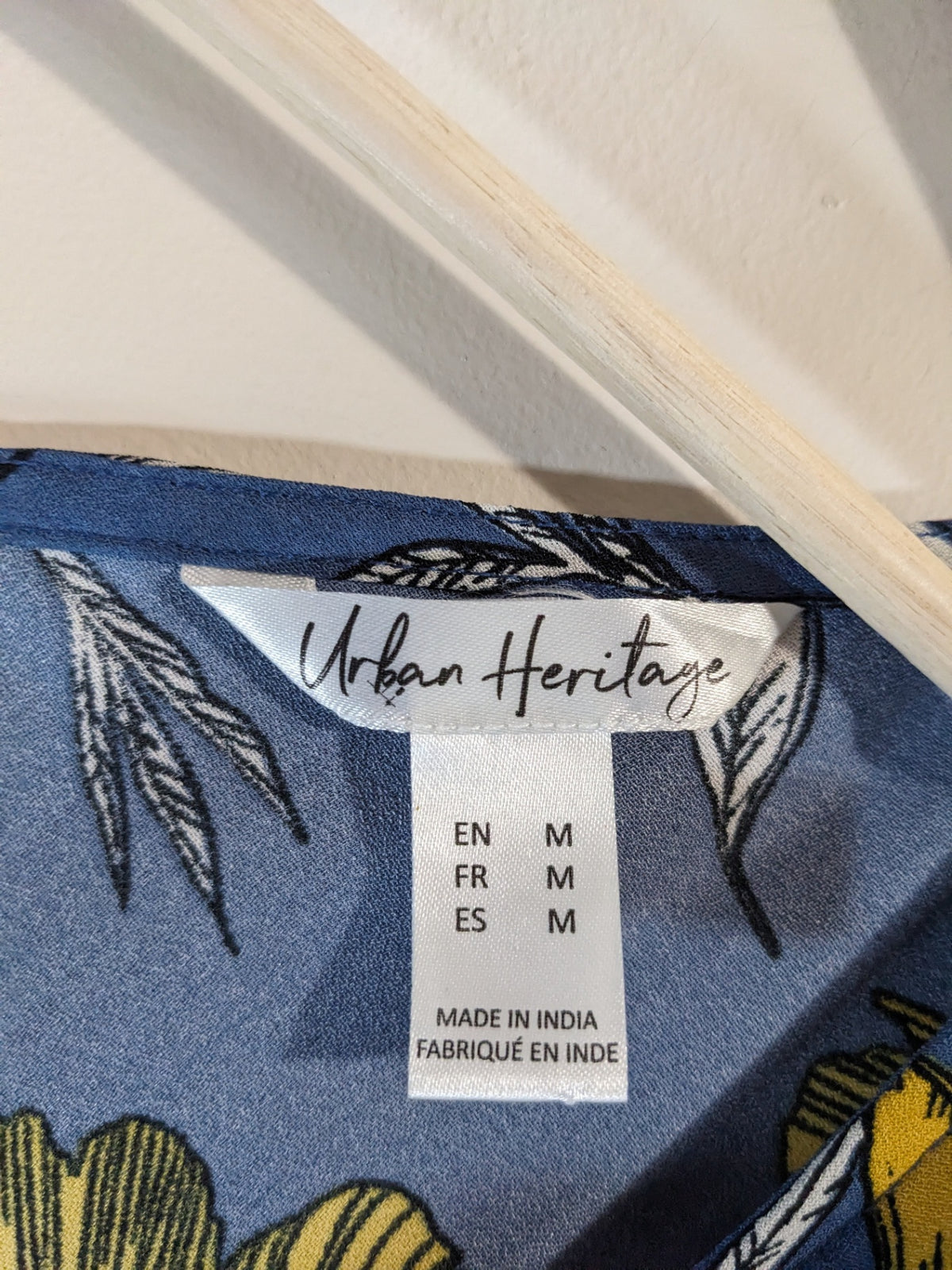 Urban Heritage Blue Floral Dress - M